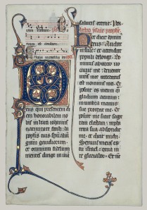Beauvais Missal leaf from the Metropolitan Museum of Art, New York City