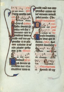 Leaf from the Beauvais Missal (UW MS 65 verso)