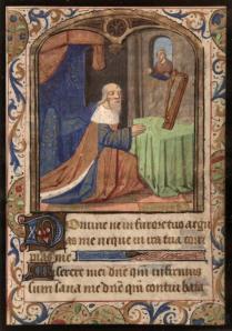 David at Prayer (Museum of Fine Arts, St. Petersburg, Florida, Gift of Lothar and Mildred Uhl, Acq. 2002.20 recto)