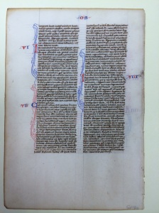 Bible (France, s. XIII)(Kennesaw University, Manuscript 4v)  