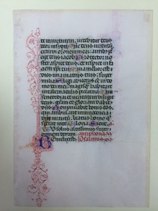 Book of Hours (Italy, s. XV) (Kennesaw University, Manuscript 12r)