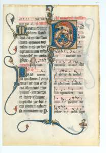 Beauvais Missal, Feast of John the Baptist (Hollins University, Spec. Coll., MS 5, no. 2v)