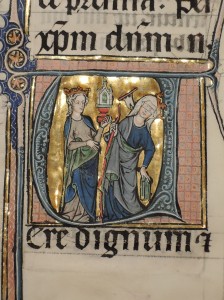 Ecclesia and Synagoga (Cleveland Museum of Art, ACC. 1982.141 verso, detail)